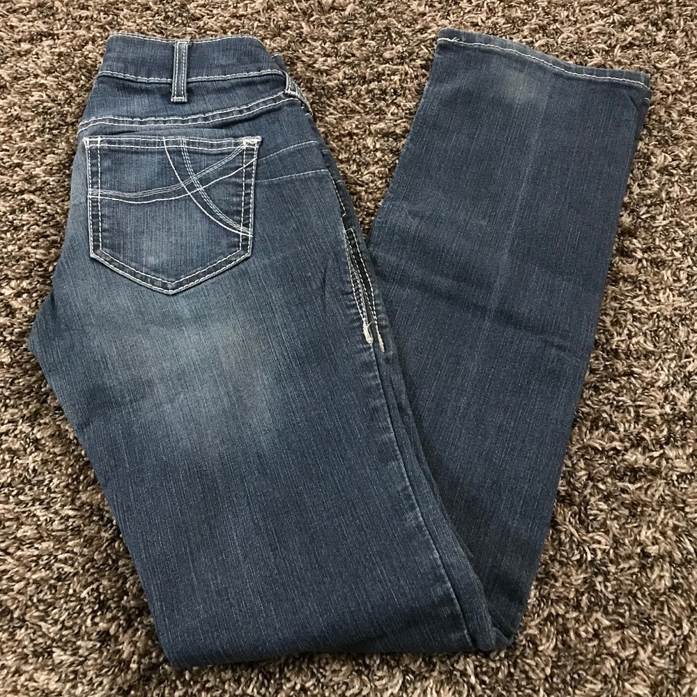 Ariat mid rise straight.